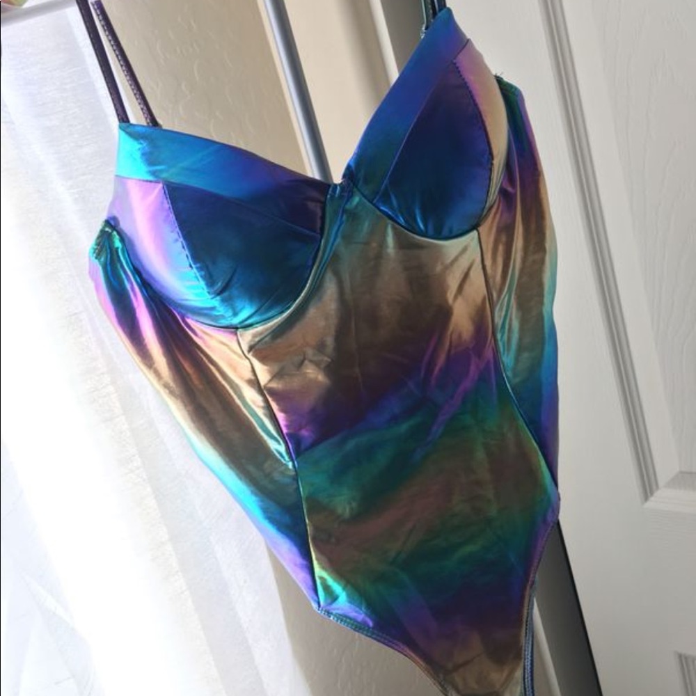 Metallic bodysuit